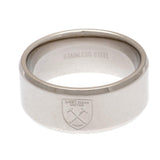 West Ham United FC Band Ring Small: 1 - Jewellery By West Ham United