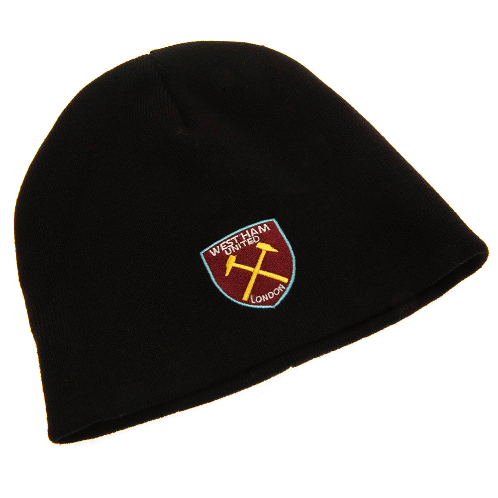 West Ham United FC Black Beanie - Shop Caps & Hats At Gift Moments - 2