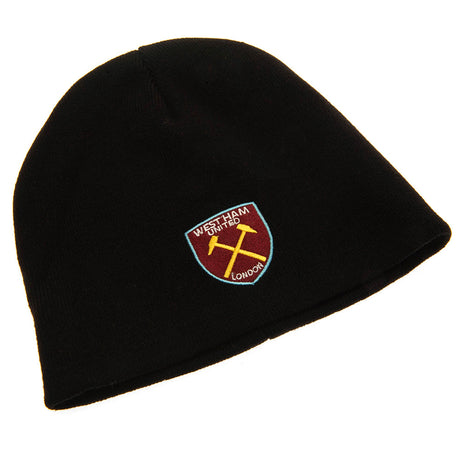 West Ham United FC Black Beanie: 2 - Caps & Hats By West Ham United