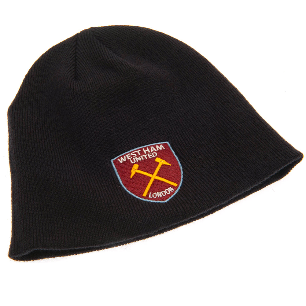 West Ham United FC Navy Beanie: 3 - Caps & Hats By West Ham United
