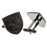 West Ham United FC Black IP Cufflinks: 2 - Cufflinks & Tie Slides By West Ham United