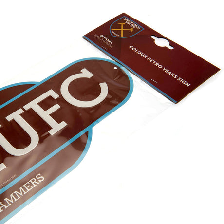West Ham United FC Colour Retro Sign: 4 - Signs & Plaques By West Ham United