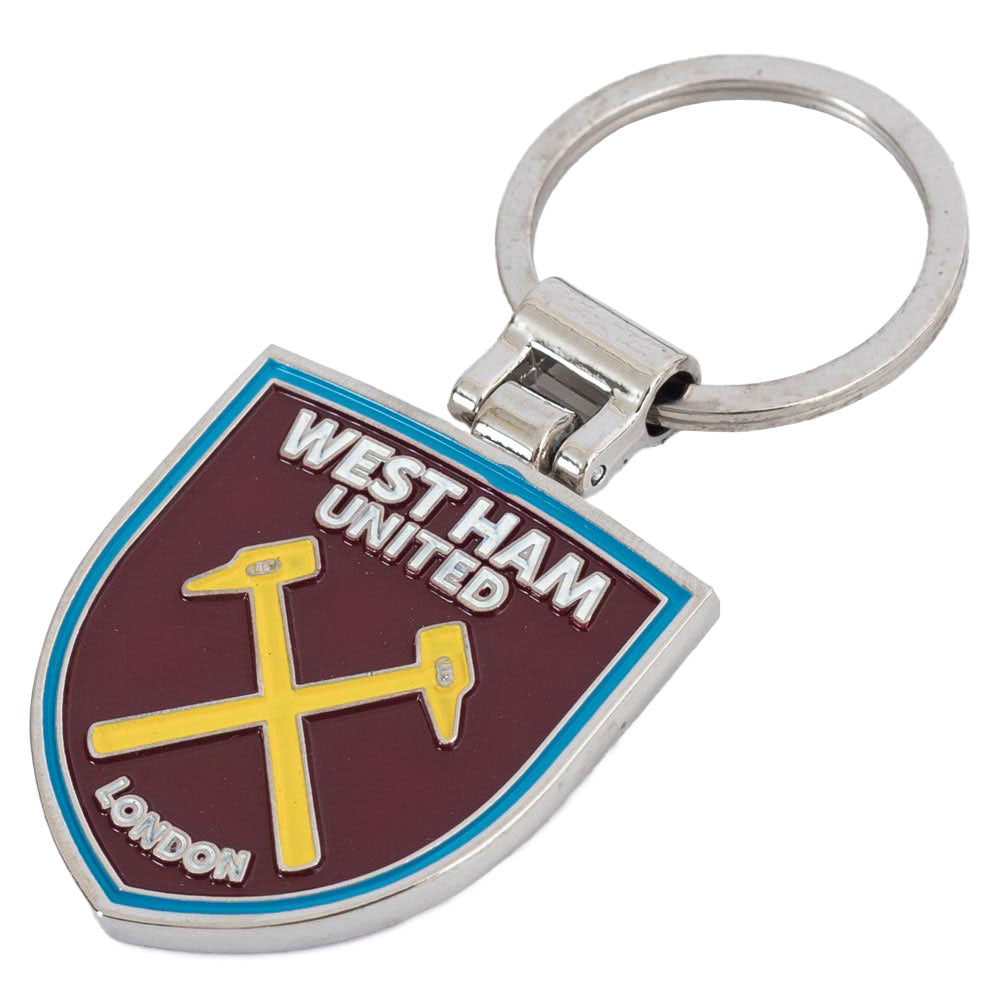 West Ham United FC Boxed Crest Keyring: 1 - Keyrings By West Ham United