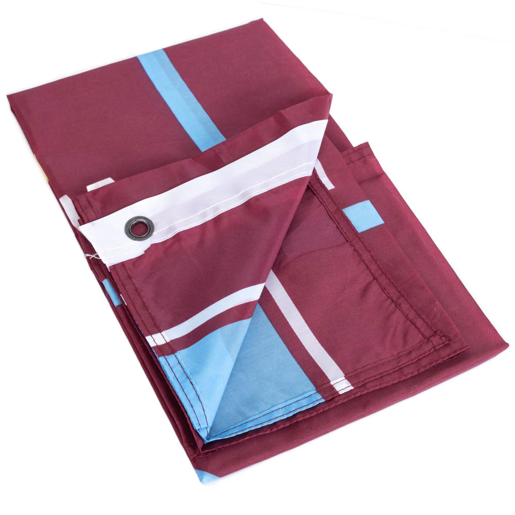 West Ham United FC Crest Stripe Flag: 2 - Flags & Banners By West Ham United