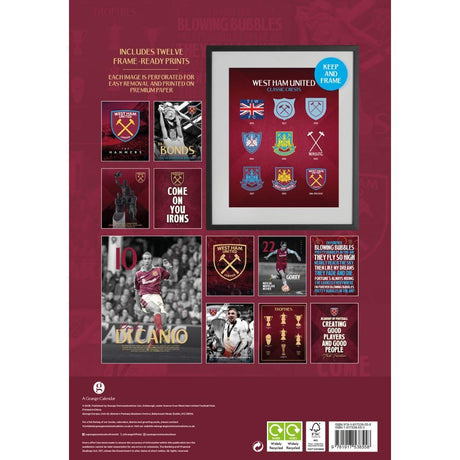 West Ham United FC Deluxe Calendar 2026: 5 - Calendars By West Ham United