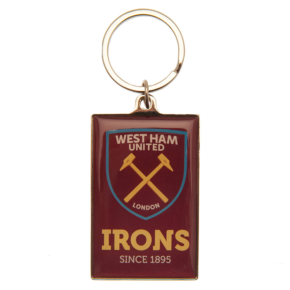 West Ham United FC Deluxe Keyring: 1 - Keyrings By West Ham United