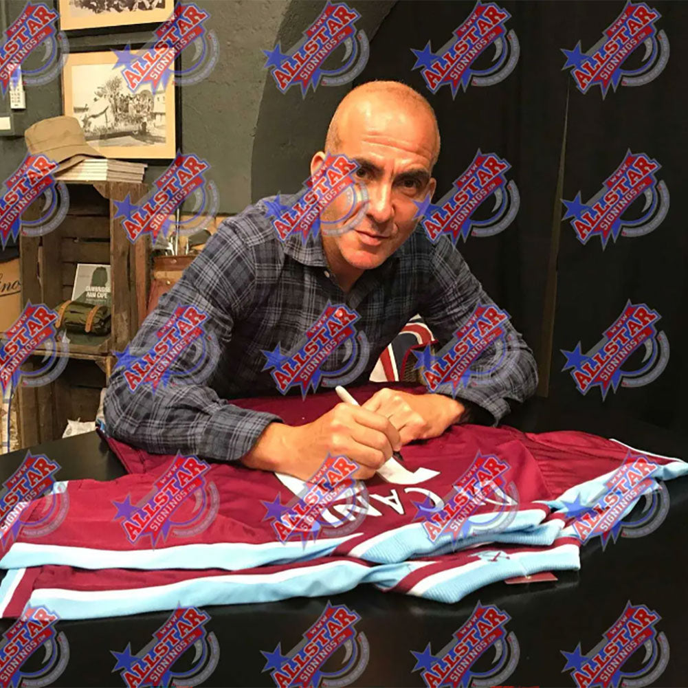 West Ham United FC Di Canio Signed Shirt (Framed): 2 - Signed Memorabilia By West Ham United