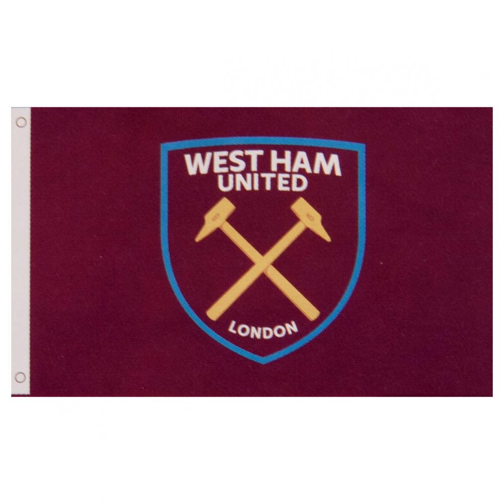 West Ham United FC Core Crest Flag: 2 - Flags & Banners By West Ham United