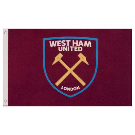 West Ham United FC Core Crest Flag: 2 - Flags & Banners By West Ham United