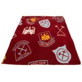 West Ham United FC Historic Crests Fleece Blanket: 3 - Blankets By West Ham United