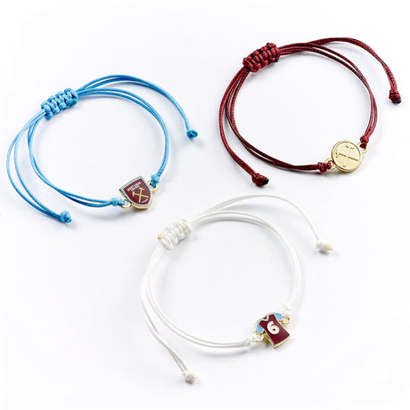 West Ham United FC Friendship Bracelet Set: 2 - Bracelets By West Ham United