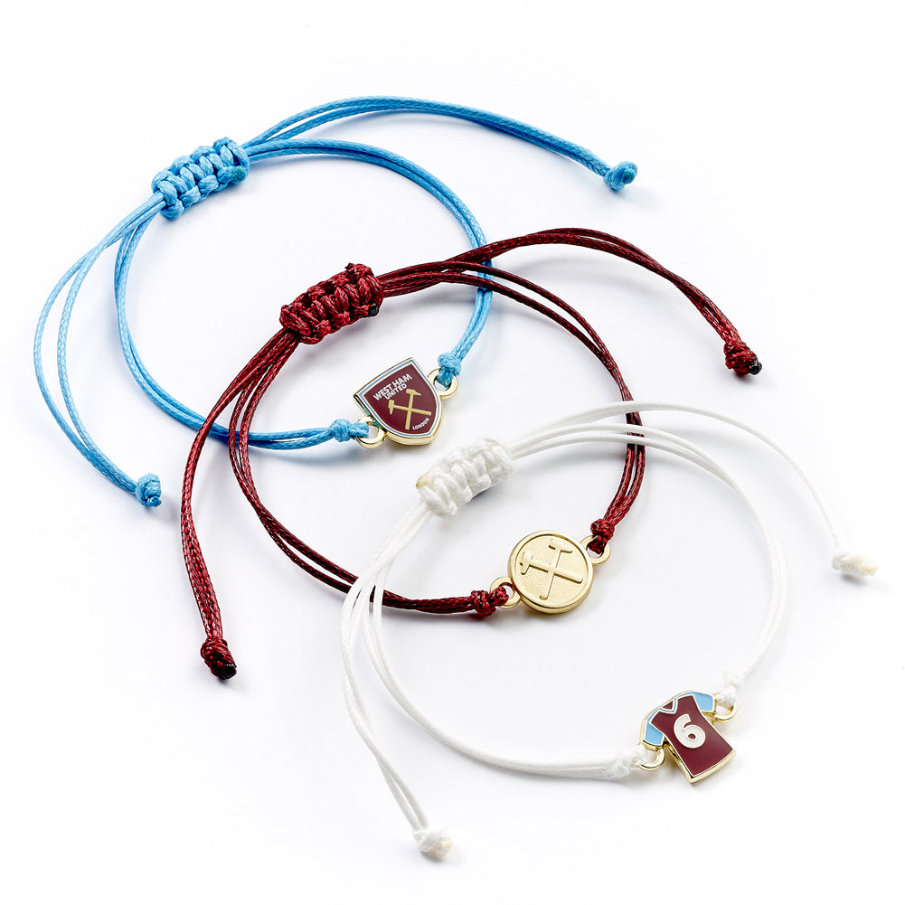 West Ham United FC Friendship Bracelet Set: 1 - Bracelets By West Ham United