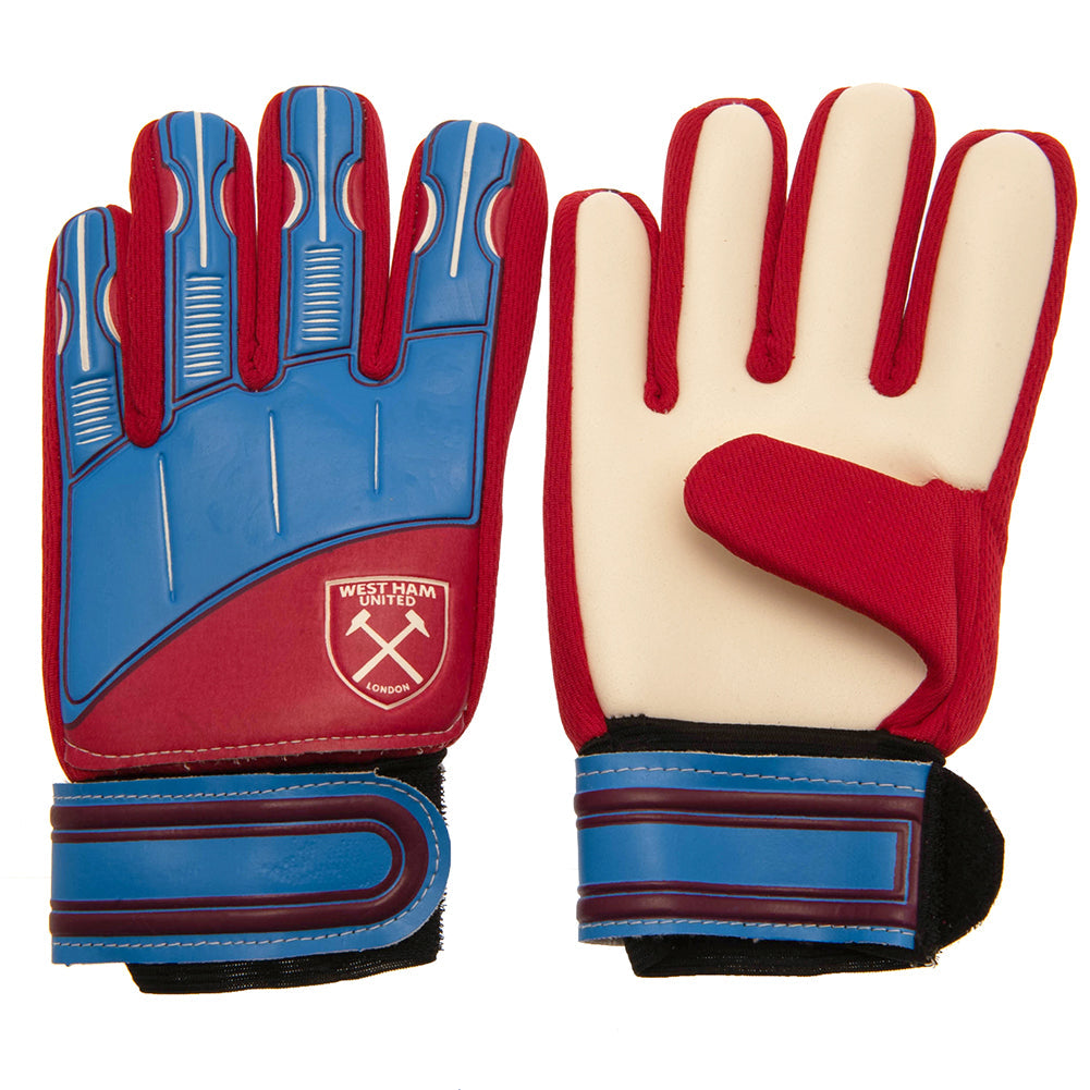West Ham United FC Delta Goalkeeper Gloves Kids: 2 - Gloves By West Ham United