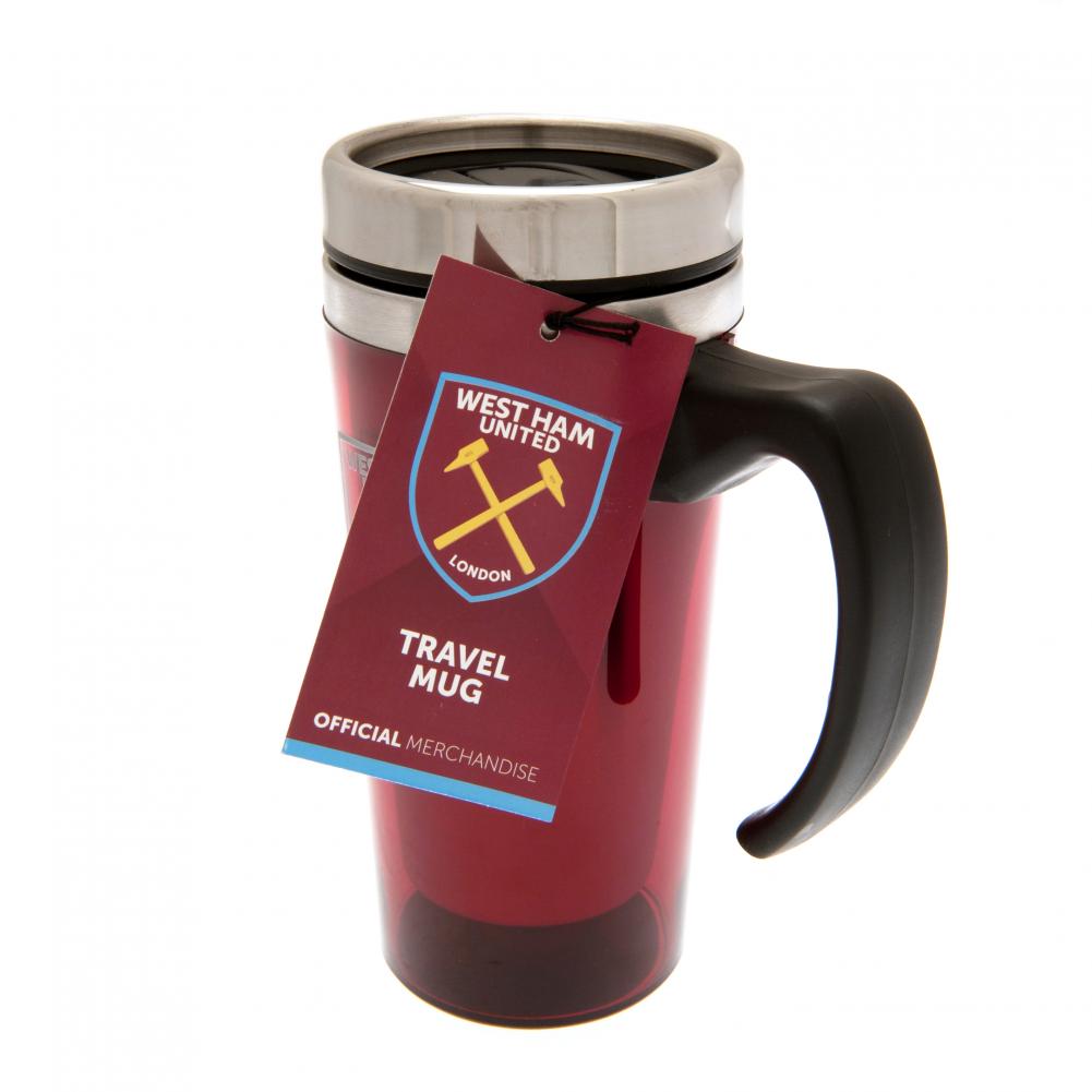 West Ham United FC Handled Travel Mug: 3 - Mugs By West Ham United