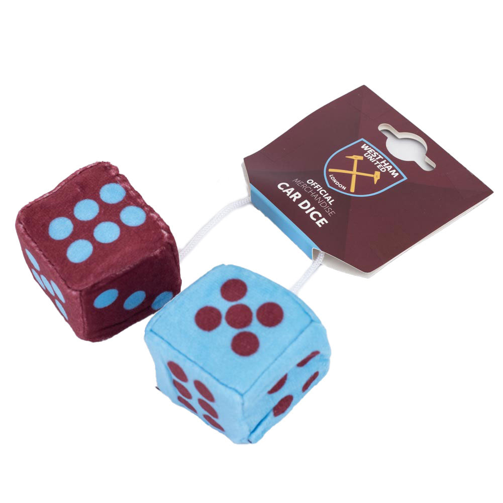 West Ham United FC Hanging Dice: 3 - Car Accessories By West Ham United