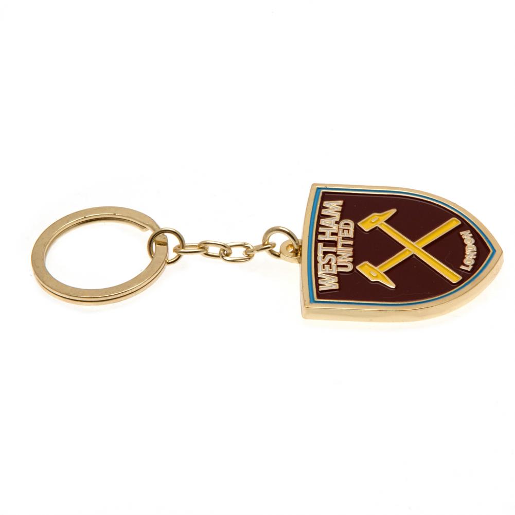 West Ham United FC Crest Keyring: 3 - Keyrings By West Ham United