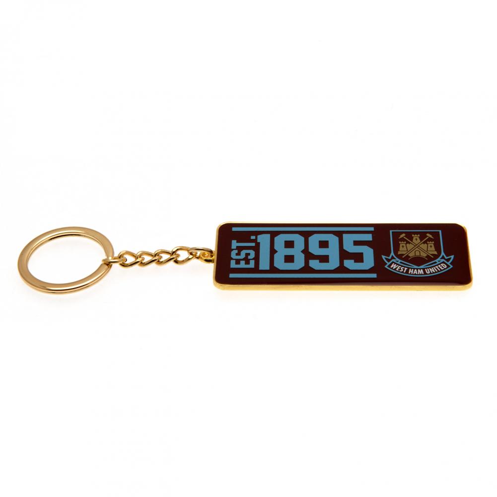 West Ham United FC Established Keyring: 3 - Keyrings By West Ham United