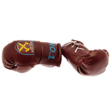 West Ham United FC Mini Boxing Gloves: 2 - Car Accessories By West Ham United