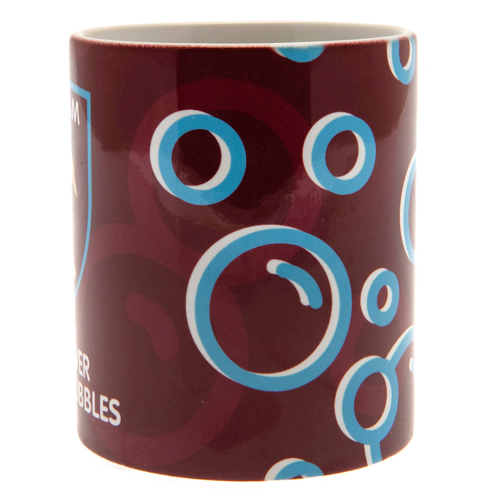 West Ham United FC Bubbles Mug: 2 - Mugs By West Ham United