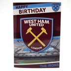 West Ham United FC Musical Birthday Card - Shop Greeting Cards At Gift Moments - 3