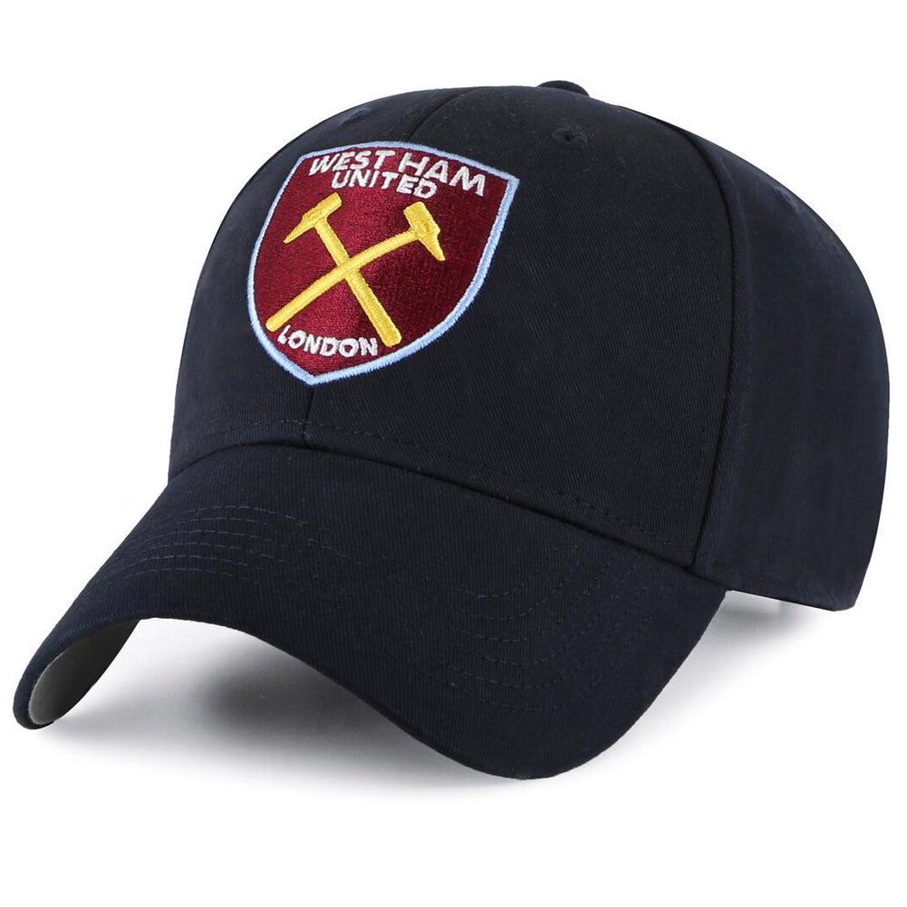 West Ham United FC MVP Navy Cap: 1 - Caps & Hats By West Ham United