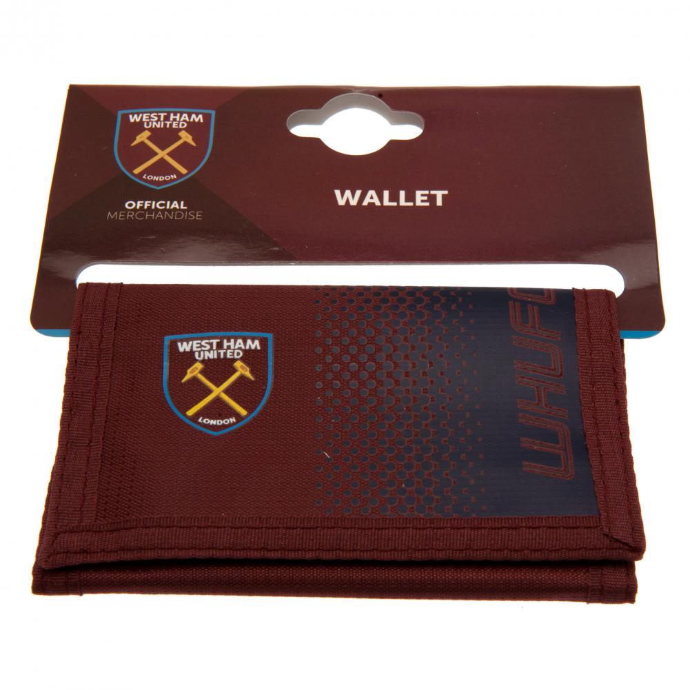 West Ham United FC Fade Wallet: 4 - Wallets By West Ham United
