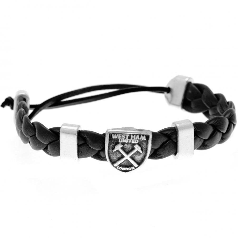 West Ham United FC PU Slider Bracelet: 2 - Jewellery By West Ham United
