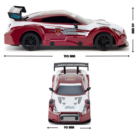 West Ham United FC Radio Control Sportscar 1:24 Scale: 5 - Toys By West Ham United