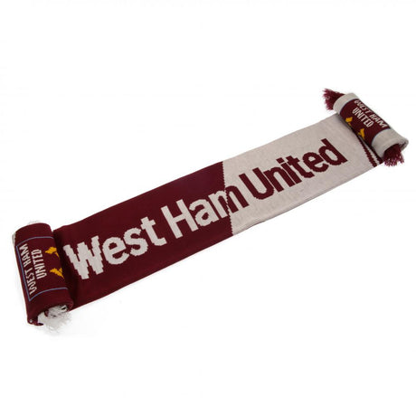 West Ham United FC Vertigo Scarf: 1 - Scarves By West Ham United
