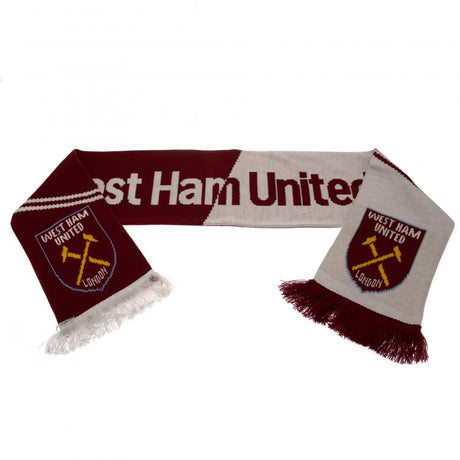 West Ham United FC Vertigo Scarf: 3 - Scarves By West Ham United