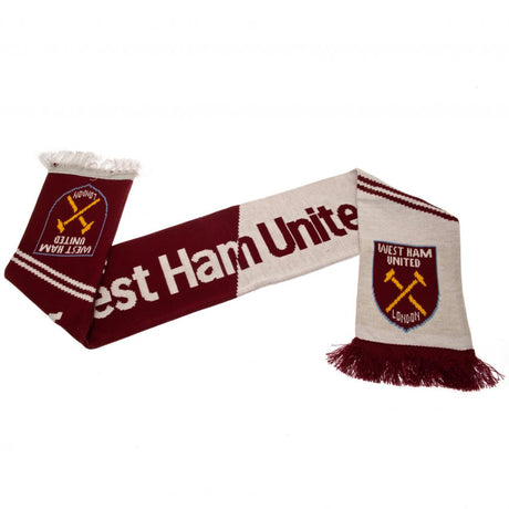 West Ham United FC Vertigo Scarf: 2 - Scarves By West Ham United