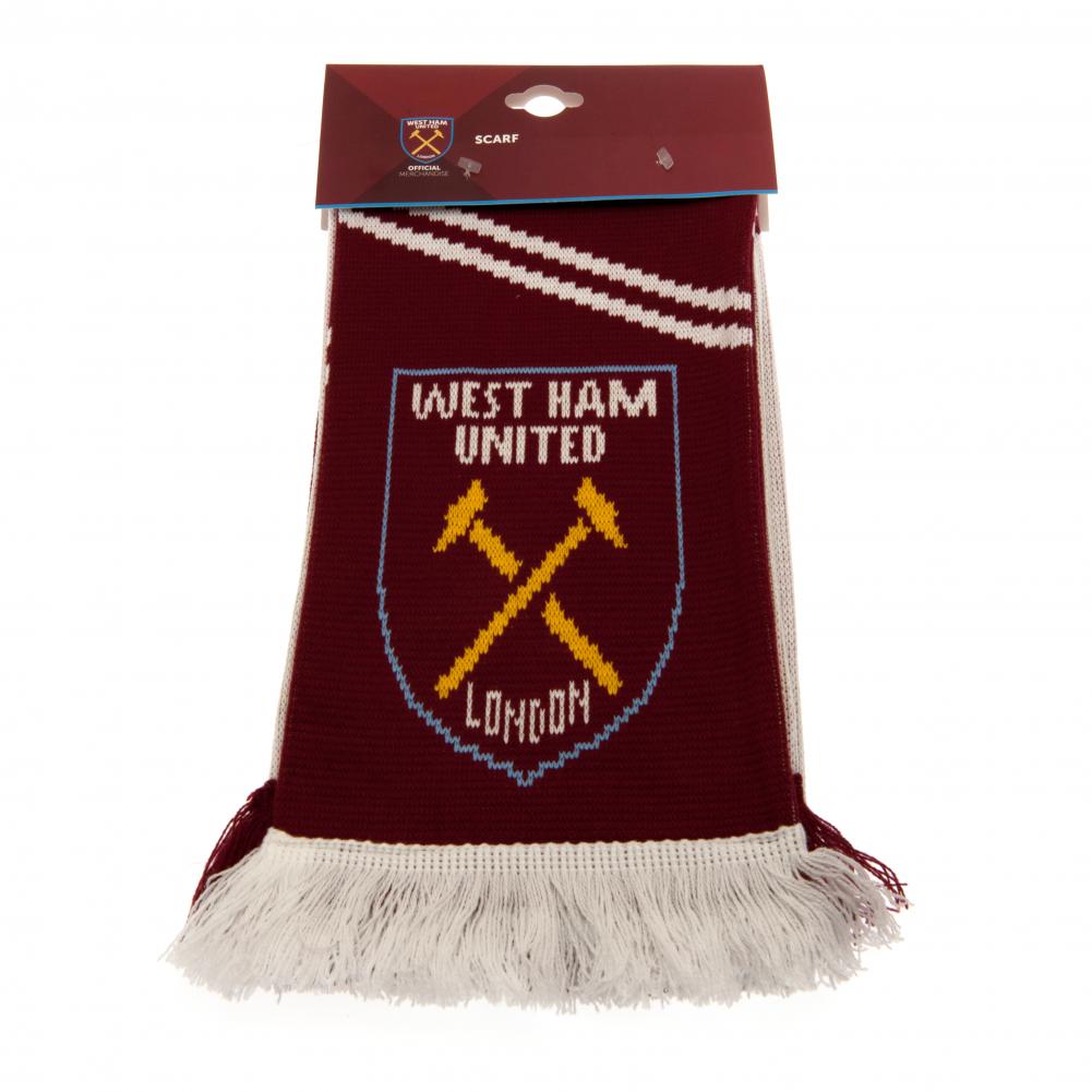 West Ham United FC Vertigo Scarf: 4 - Scarves By West Ham United