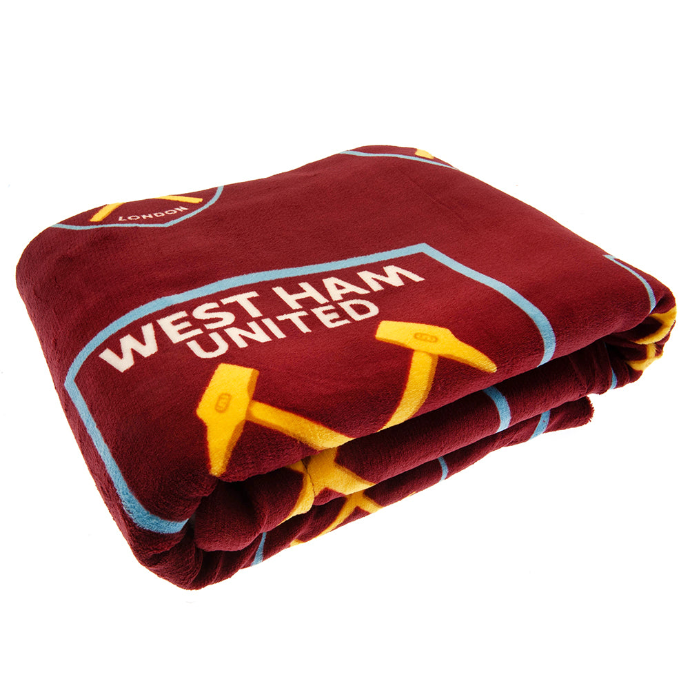 West Ham United FC Sherpa Fleece Blanket: 2 - Blankets By West Ham United