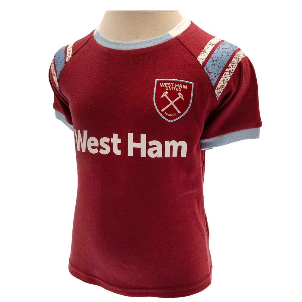 West Ham United FC Shirt & Short Set 6-9 Mths ST: 2 - Baby Clothing By West Ham United