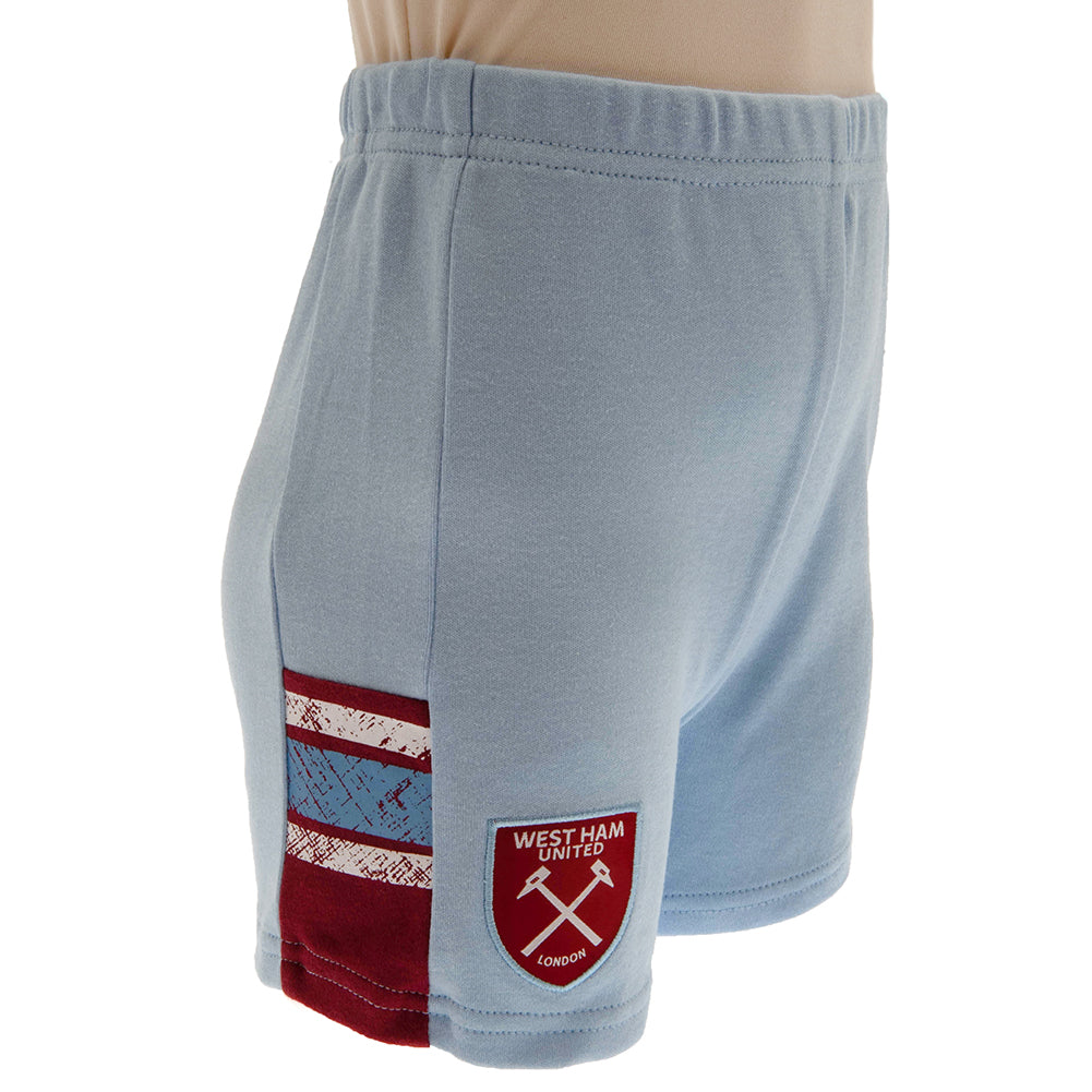 West Ham United FC Shirt & Short Set 6-9 Mths ST: 3 - Baby Clothing By West Ham United