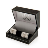 West Ham United FC Silver Plated Cufflinks: 1 - Cufflinks & Tie Slides By West Ham United