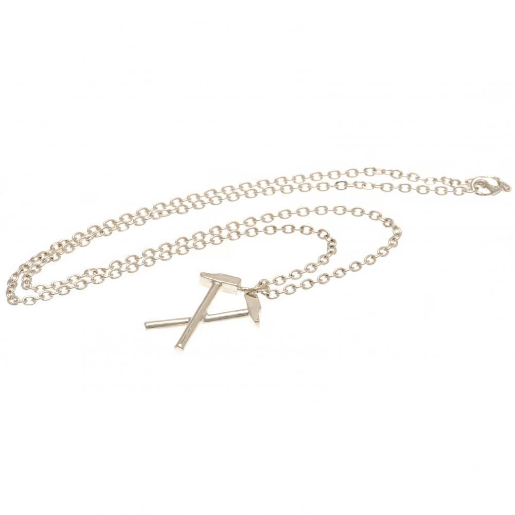 West Ham United FC Silver Plated Pendant & Chain HM: 2 - Jewellery By West Ham United