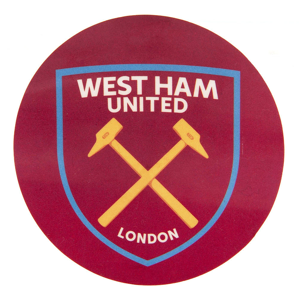 West Ham United FC Crest Car Sticker: 1 - Car Accessories By West Ham United