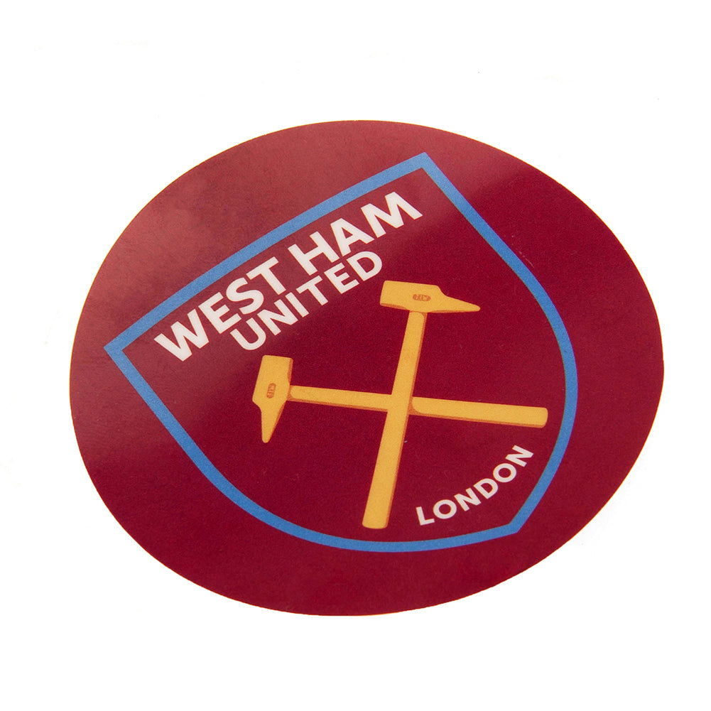 West Ham United FC Crest Car Sticker: 2 - Car Accessories By West Ham United