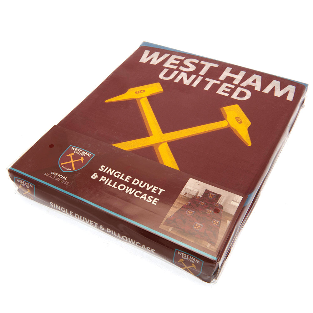 West Ham United FC Player Camo Single Duvet Set: 3 - Bedroom By West Ham United