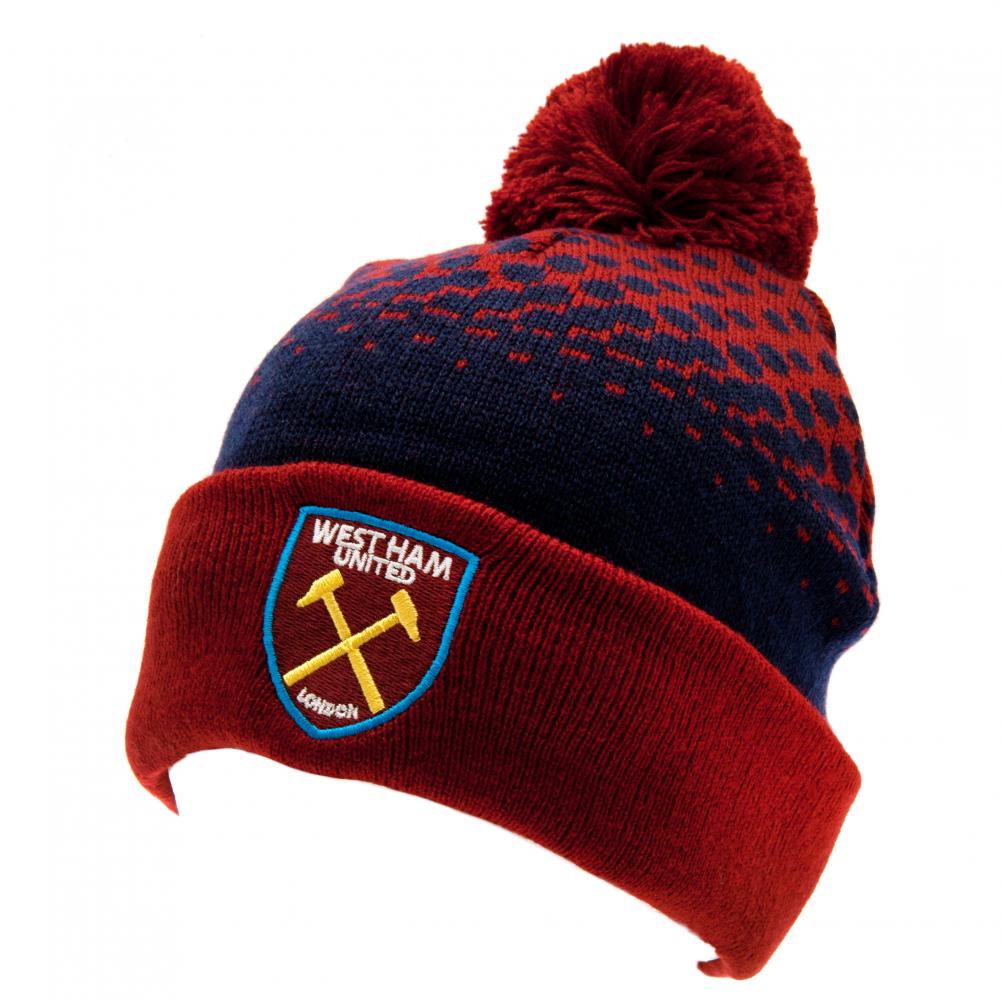 West Ham United FC Fade Ski Hat: 1 - Caps & Hats By West Ham United