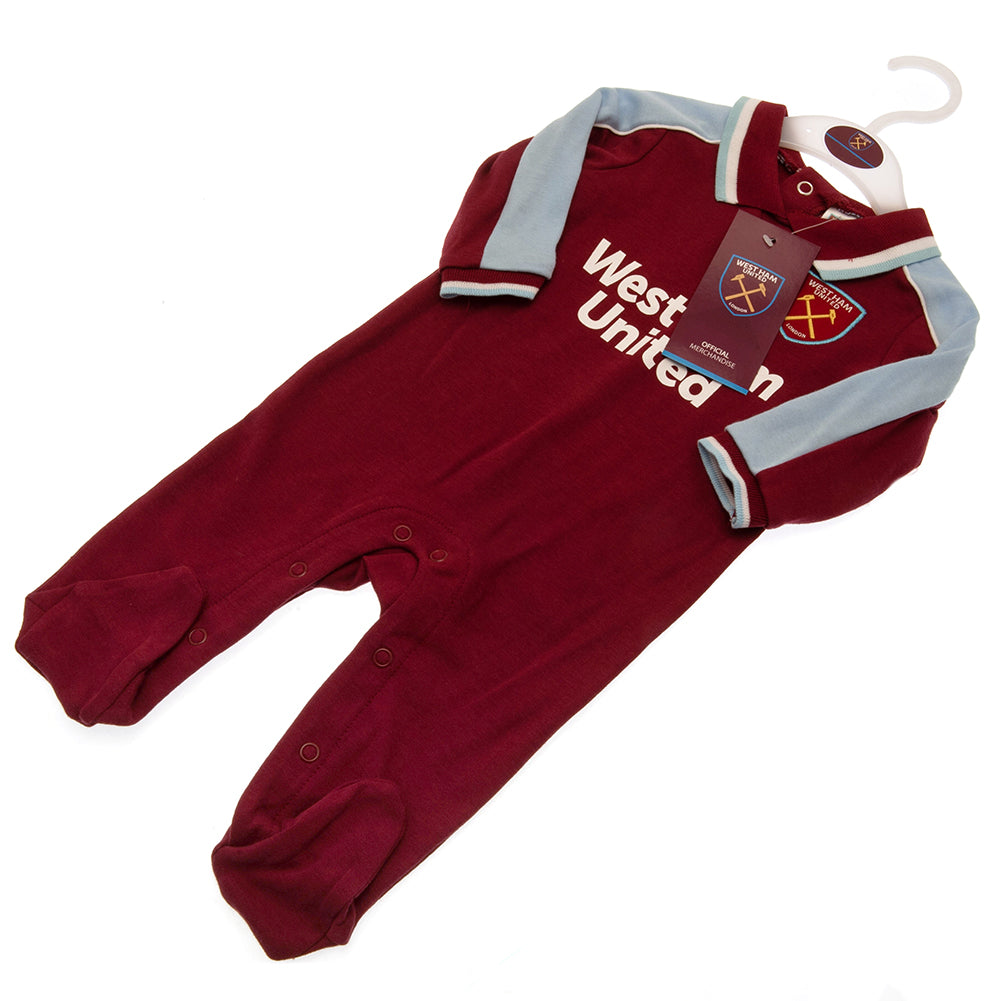 West Ham United FC Sleepsuit 12-18 Mths CS: 3 - Baby Clothing By West Ham United
