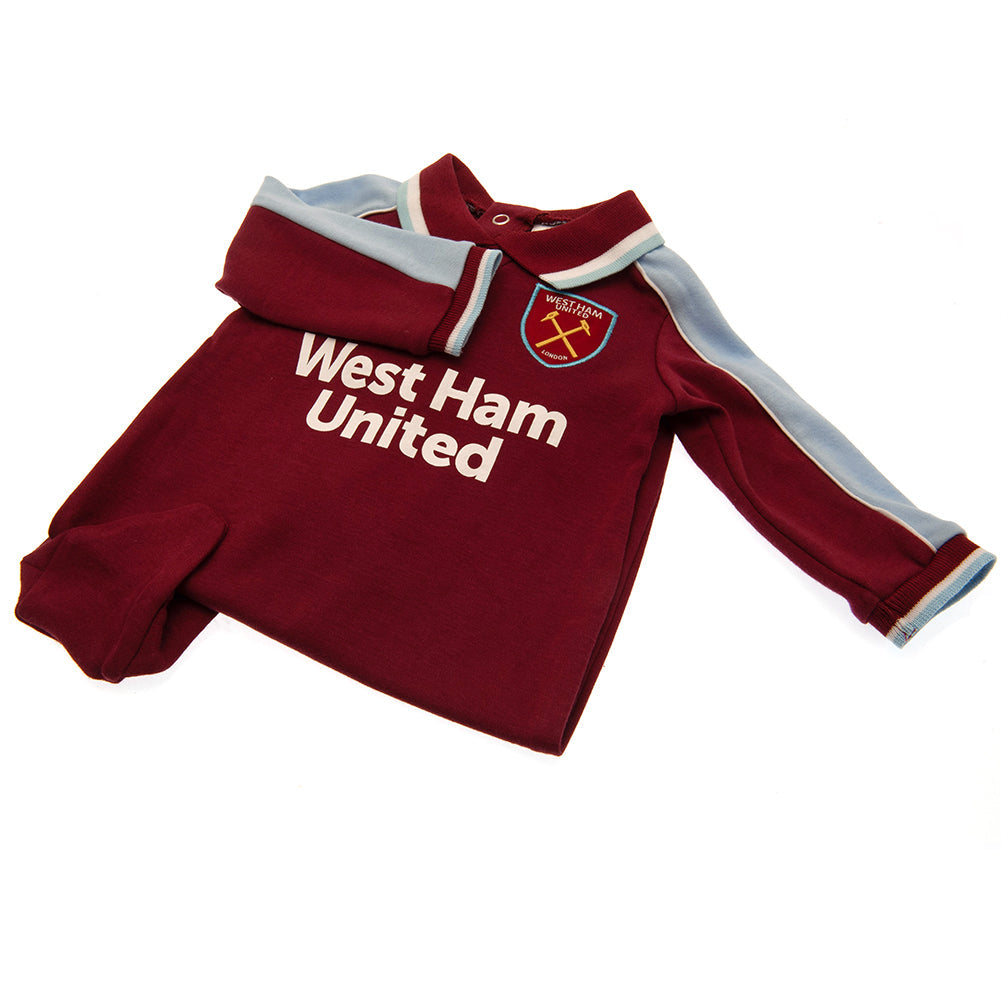 West Ham United FC Sleepsuit 12-18 Mths CS: 2 - Baby Clothing By West Ham United