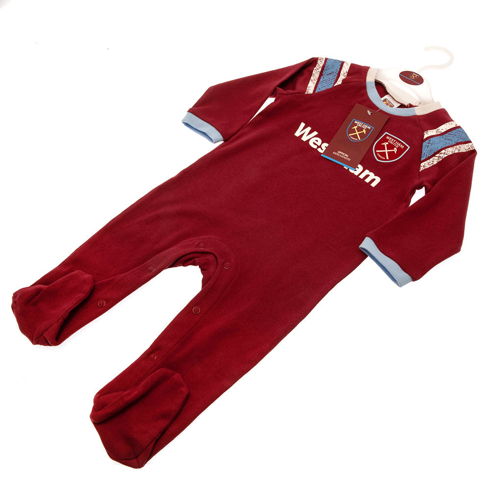 West Ham United FC Sleepsuit 9-12 Mths ST: 3 - Baby Clothing By West Ham United