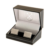 West Ham United FC Stainless Steel Cufflinks: 1 - Cufflinks & Tie Slides By West Ham United