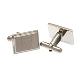 West Ham United FC Stainless Steel Cufflinks: 2 - Cufflinks & Tie Slides By West Ham United
