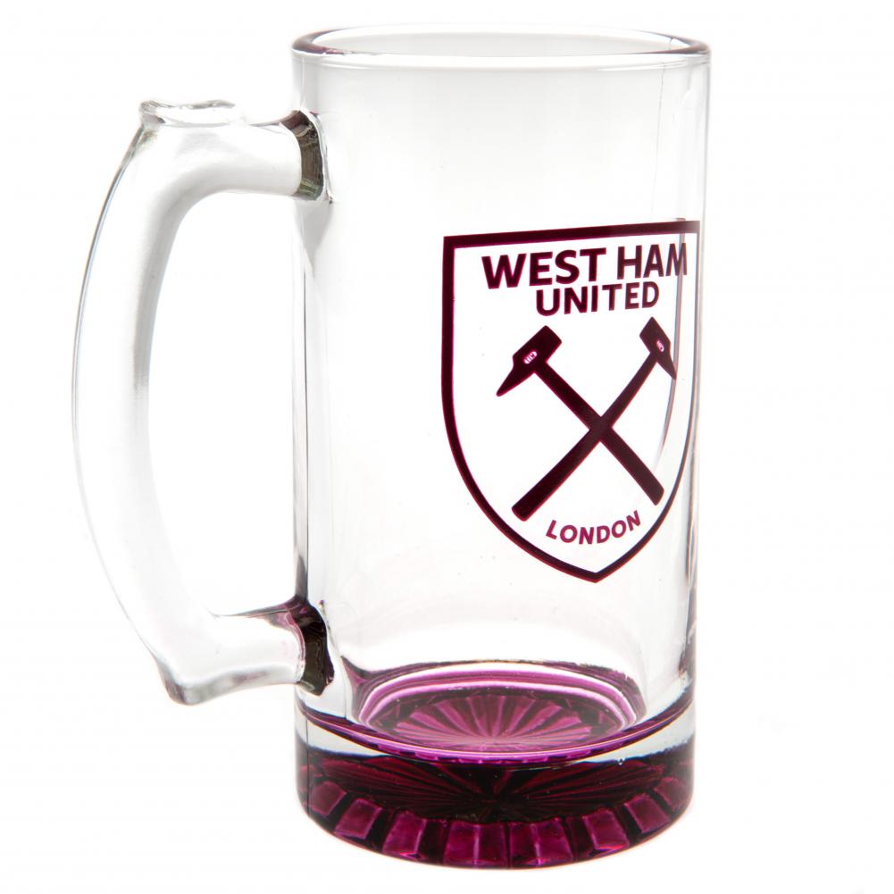 West Ham United FC Stein Glass Tankard: 2 - Glassware By West Ham United
