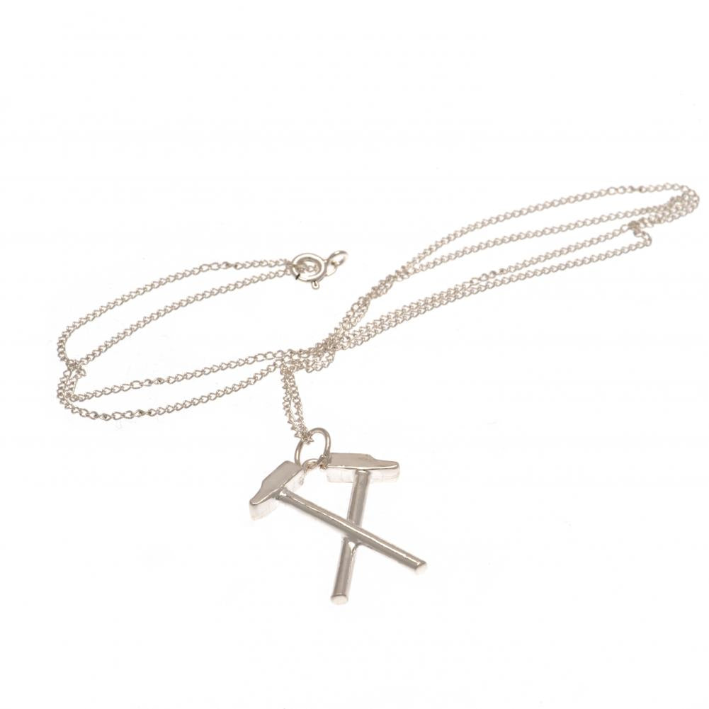 West Ham United FC Sterling Silver Pendant & Chain HM: 3 - Jewellery By West Ham United