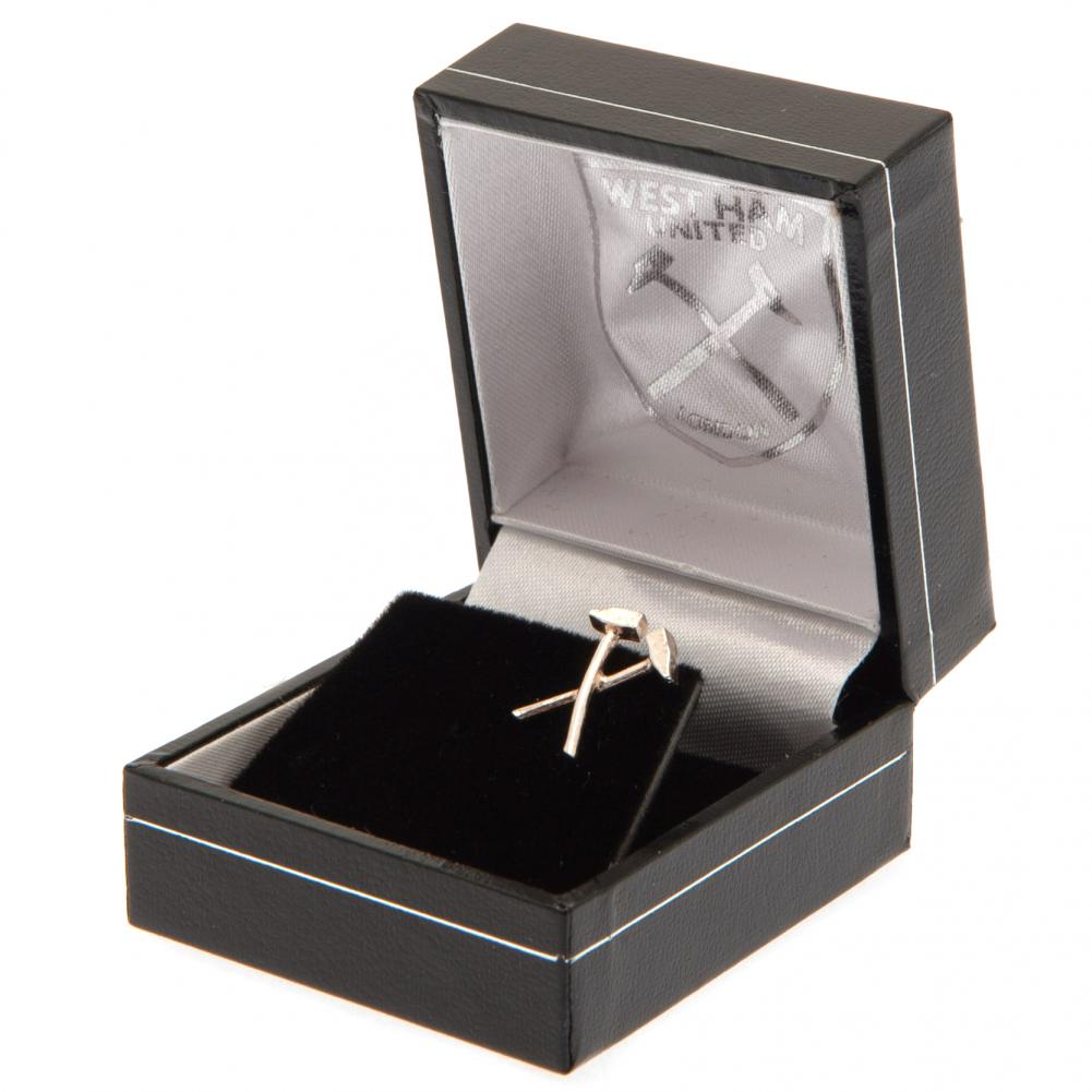 West Ham United FC Sterling Silver Stud Earring: 1 - Jewellery By West Ham United