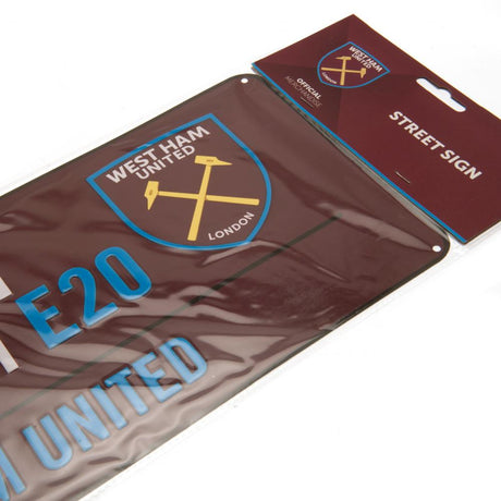 West Ham United FC Colour Street Sign: 3 - Signs & Plaques By West Ham United